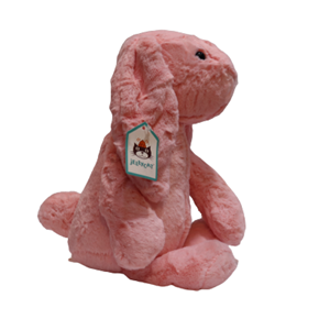 عروسک خرگوش جلی کت (jellycat) اورجینال صورتی 25 سانتی متر -اسباب بازی